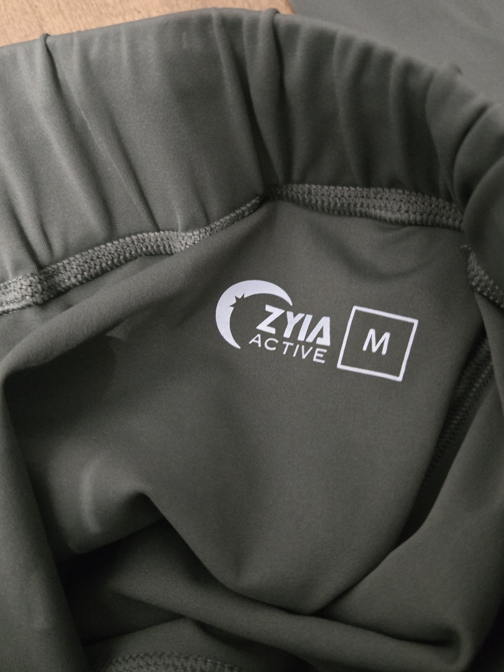 ZYIA Olive Green Cargo Leggings - Picture 10 of 15